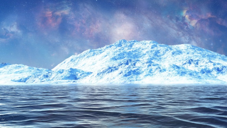 ارتفاع درجة حرارة مياه المحيط تساهم في انصهار الجليد بجانب تأثير ارتفاع درجة حرارة الغلاف الجوي (بيكسابي)